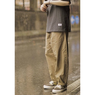 Work Trousers Japanese Solid Color Retro Shirts Loose Jeans Straight