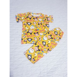 pajama terno for kids 1 to 3 years old cocomelon minions snoopy paw patrol sesame stitch cars