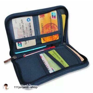 Travel passport credit ID card holder wallet organizer