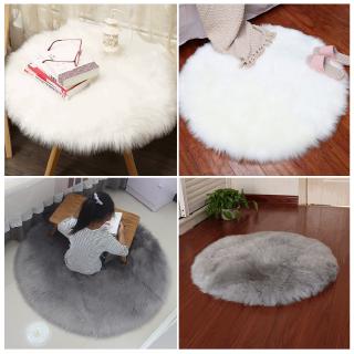 【BY】High-Quality 4-in-1Super Soft Washable Shiny Wool Carpets Floor Chairs Bed Home Decoration Living Room