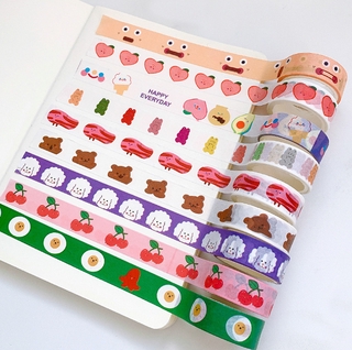Cute Carton Washi Paper Tape Decoration Material DIY Sticker