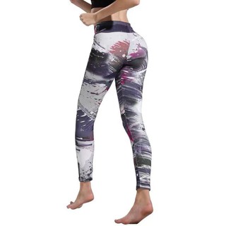 Women quick dry compression sports yoga pants workout leggings fitness gym running