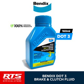 Bendix High Performance DOT-3 (DOT3) Brake Fluid 160ml