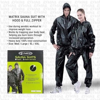Matrix Sauna Suit with Hood&zipper