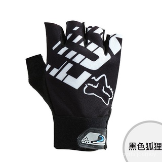 【Ready stock】Bike gloves Half cycling gel / Motorcycle Gloves Non-slip Gym Fitness Mountain Glove
