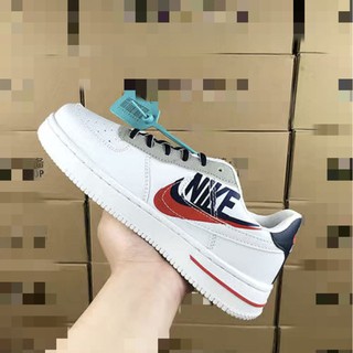 Nike Manuscript White and red sole White color shoe (2)