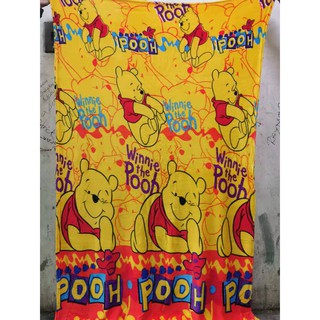 COD☑️Microfiber Pooh Flannel Blanket Kumot Auti-Static 150x200cm(double size)