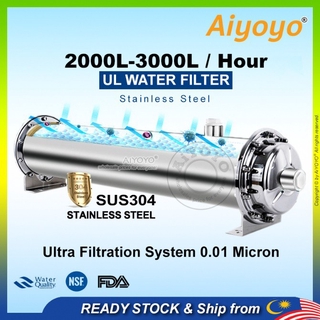 2000L/H 3000L/H Water Filter Ultra Filtration UF Membrane Water Filter Water Purifier Penapis Air Ou
