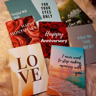 Love Letter Cards / Birthday / Monthsary / Anniversary / Write a love letter for your LovedOnes.