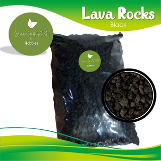 Black Lava Scoria Rocks Size 5