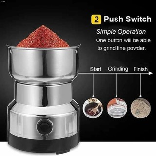 Coffee Machines & Accessories¤Stainless Steel Intelligent Electric Coffee Beans Nuts Grinder Househo