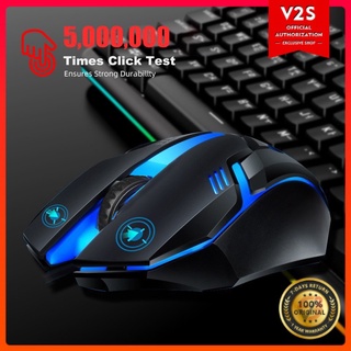 gaming☫▨V2S MS-103 Mouse USB Wired Gaming Cool High Configuration Led Back light For Laptop/PC Mice