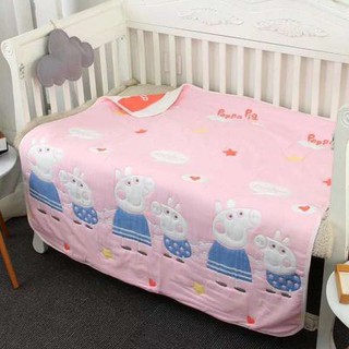 Ten layers of baby autumn and winter thickened cotton 10 layers of gauze baby towel is children's la