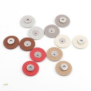 HAN Circle Sew-on Magnetic Button Bag Wallet Clasp Snaps Metal Fastener Sewing Craft DIY Accessories