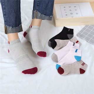 Men's Stripe Socks Invisible Breathable Socks Men Socks Korean Fashion Sports Socks