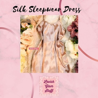 Satin Silk Sleepwear Dress with FREEBIES