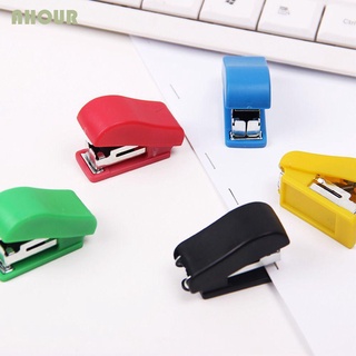AHOUR Portable Stationery Student Paper Binding Stapler Set Office Accessories Mini Teacher School Supplies Tool Finisher
