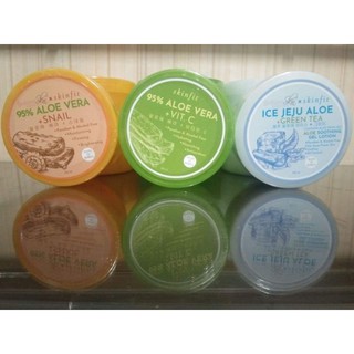 SKINFIT SOOTHING GELS / Aloe Vera + Vit C / Aloe Vera + Snail / Ice Jeju Aloe + Green Tea