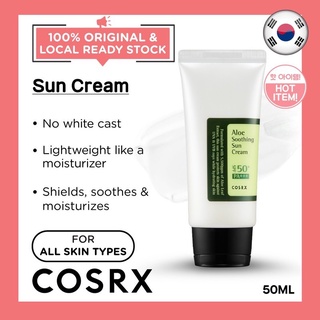 【spot】【Fast shipping】 COSRX: Aloe Soothing Sun Cream SPF50+ 50ml