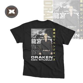 Anime Tokyo Revengers T-shirt Casual Short Sleeve Tops Draken Ken Ryuguji Mikey Unisex Fashion Loose Tee Shirt Plus Size
