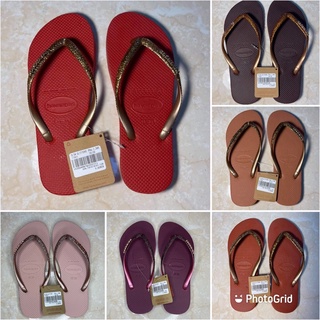 PLAIN SLIPPERS WITH GLITTERS FOR WOMEN WITH FREE BOX