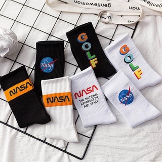 ♦☸Iconic Socks Nasa Anti Golf Logos for Men and Women