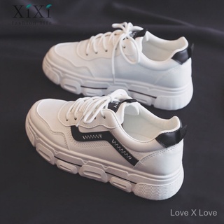【Ready stock】Summer new thick-soled sports shoes Korean women's shoes (2)