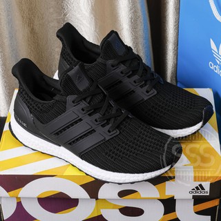 Adidas Ultra Boost black/white Inspired running shoes for men women with box and paperbag