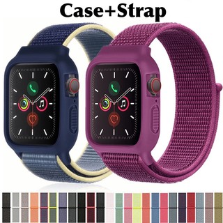 【Case + Strap】 Nylon watch strap Apple Watch Series 6 SE 5 4 3 2 1 38MM 40MM 42MM 44MM