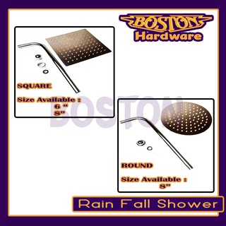 Ultra Thin Top Overheaded Rain Rainfall Shower Head Spray Supplies for Bathroom