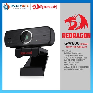 【Available】Redragon GW800 Hitman 1080P 30fps Max stream webcam (1)