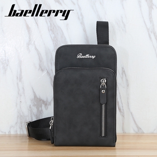 Baellerry Originally Men's Chest Bag Large Capacity Mobile Phone Bag Multifunctional Zipper Cross Boday Bag