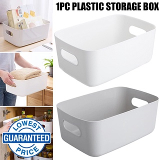 COD 1PCS Desktop Plastic Box Cosmetic Organizing Box Kitchen Storage Box Snack Storage Basket-Z330