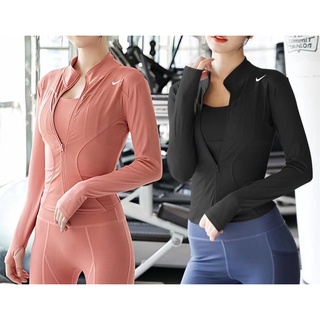 N women yoga sports long sleeve coat tight quick drying clothes tops running fitness jacketsports je