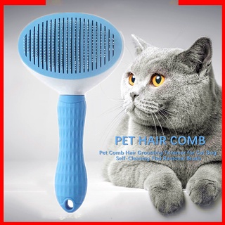 Cat Hair Comb Brush For Fur Dog Shedding Comb Brush Pet Self Cleaning Grooming Tool