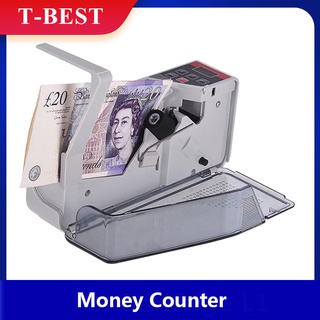 Portable Mini Handy Money Counter Worldwide Bill Cash Banknote Note Currency Counting Machine with L