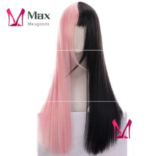 MAX Bangs Harajuku Goth Style Hair Black&pink Wig