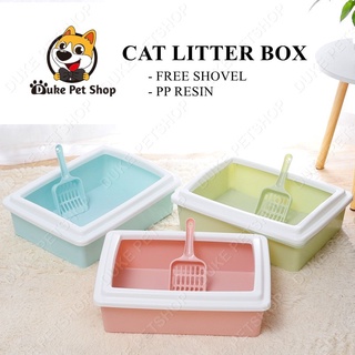 ✺✈﹊Cat Kitten Litter Box w/ Scoop