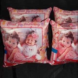 COD Customized square pillow 14x14 SOUVENIR (WE ACCEPT ANY THEME DESIGN JUST MESSAGE US)