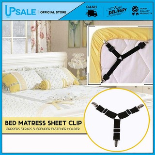 ⭐Bed Artifact Bed Cover Mattress Cover Strap Futon Buckle Triangle Clip Bed