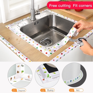 Kitchen Sink Waterproof Sticker Anti-mold Waterproof Tape Bathroom Countertop Toilet Gap Self-adhesive Seam Stickers (9)