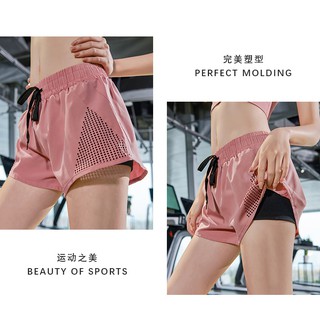 Womens Quick Dry Sports Shorts Breathable Fitness Yoga Running Gym Pants