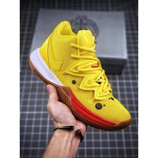 【3 COLOR】100% original Nike Kyrie 5 SpongeBob NBA Matching Basketball Shoes For Men