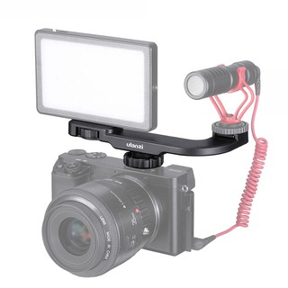 <Littlebeare>Ulanzi PT-8 Universal Cold Shoe Mic Vlog Mount Bracket for Phone DSLR Camera (4)