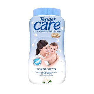 Tender Care Jasmine Cotton Hypo-Allergenic Baby Powder 50g