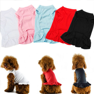 [OSUN]Pure pet cat dresses for small dogs clothes chihuahua dog dresses puppy skirt summer kitten dress costume vestidos mascota