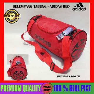 Travel Sling BAG BAG ADIDAS Red Tube / Sport DUFFEL BAG GYM FITNESS Ball BAG Shoe BAG