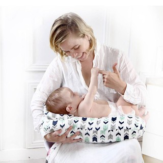MyBaby Multifunction Breastfeeding Pillow Nursing Feeding Pillow with Head Positioner