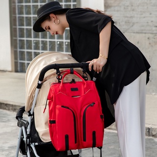 2020 New Mommy Bag Multifunctional Large Capacity Waterproof Maternity Outing Mother and Baby Bag Di (5)