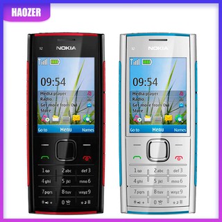 Nokia Phone X2-00 Bluetooth 5MP Unlocked Mobile Phone Hot Sale FM MP3 MP4 Player Keyboard Basic Phone Cellphone Haozer